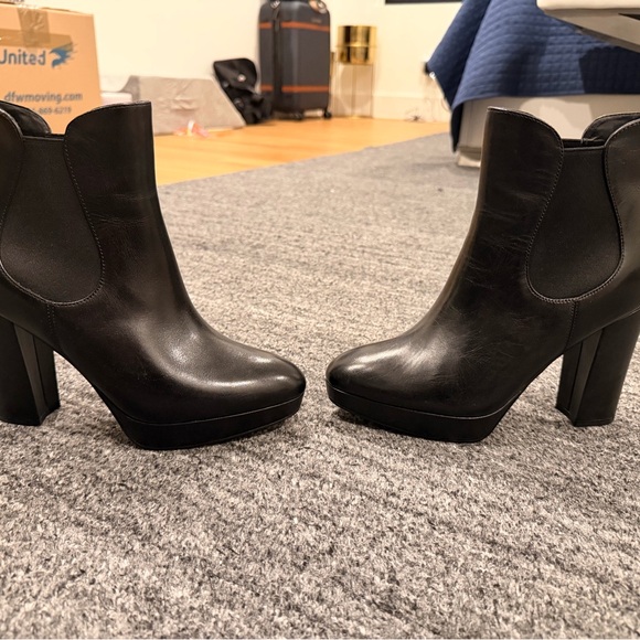 Cole Haan Remi Black Women's Platform Ankle Boots - Picture 3 of 7